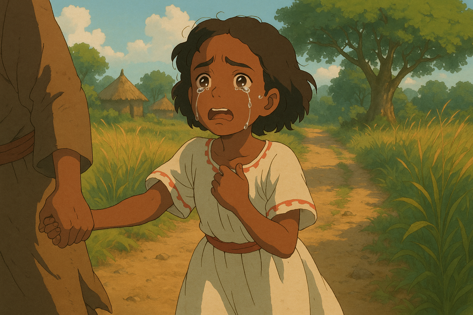 La bambina e il cammino